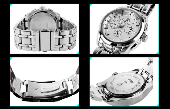 Men Stainless Steel Quartz Watch